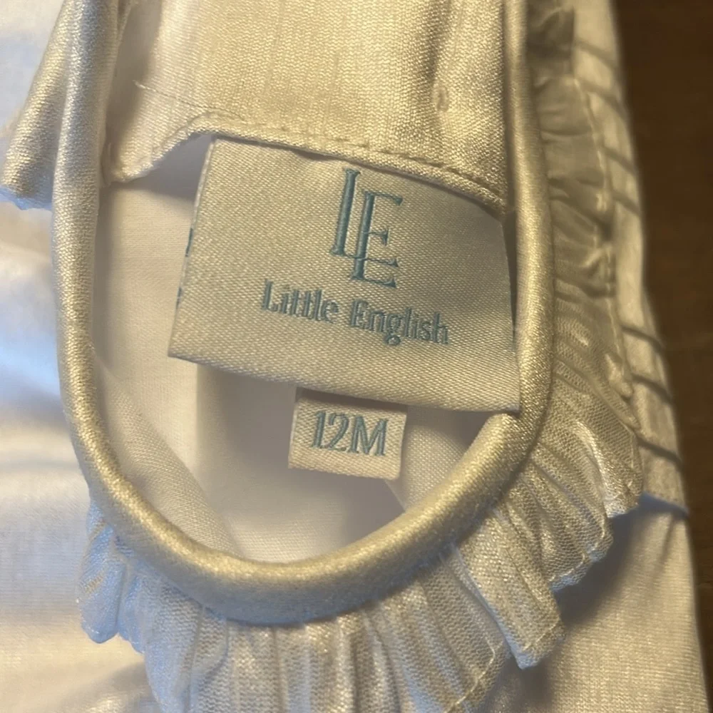 Little English New with Tags White Formal/ Special Occasion Bubble - Picture 5 of 7